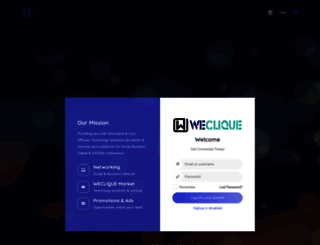 weclique.sg screenshot