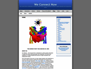 weconnectnow.wordpress.com screenshot