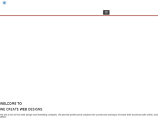 wecreatewebdesigns.com screenshot