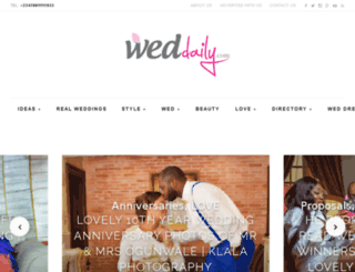 weddaily.com screenshot