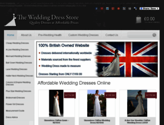 wedding-dress-store.co.uk screenshot