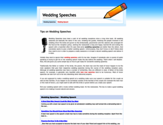 wedding-speech.weebly.com screenshot