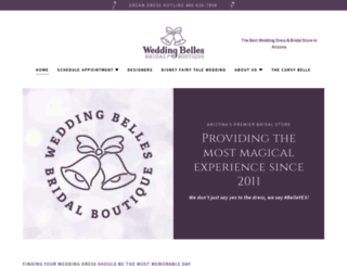 weddingbellesaz.com screenshot