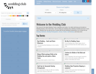 weddingclub.com.au screenshot