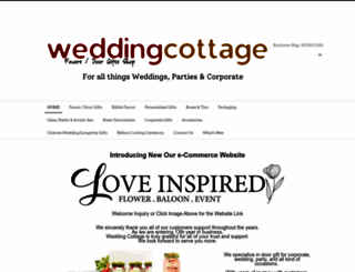 weddingcottageonline.com screenshot