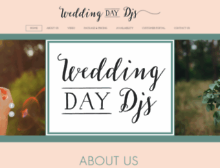 weddingdaydjs.com screenshot