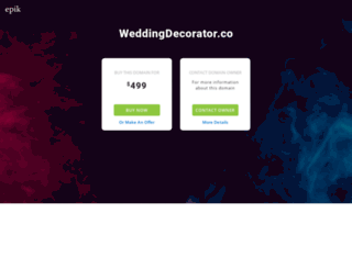 weddingdecorator.co screenshot
