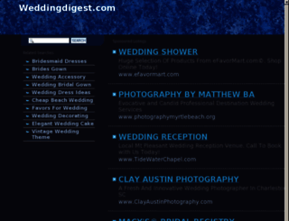 weddingdigest.com screenshot