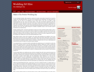 weddingdjhire.com screenshot