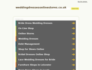 weddingdressesonlinestores.co.uk screenshot