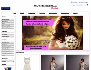 weddingdressmanchester.com screenshot