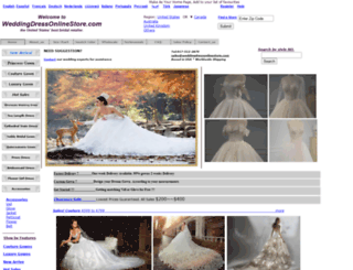 weddingdressonlinestore.com screenshot
