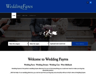 weddingfares.co.uk screenshot