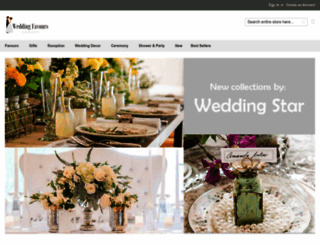 weddingfavourscanada.ca screenshot