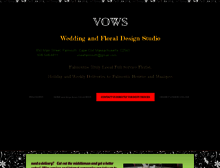 weddingfloristfalmouth.com screenshot