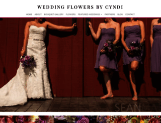 weddingflowersbycyndi.com screenshot