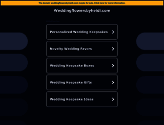 weddingflowersbyheidi.com screenshot