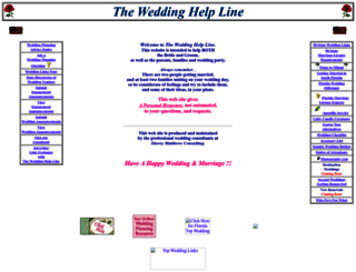 weddinghelpline.com screenshot