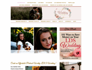 weddinglds.com screenshot