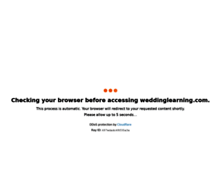 weddinglearning.com screenshot