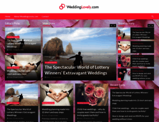 weddinglovely.com screenshot