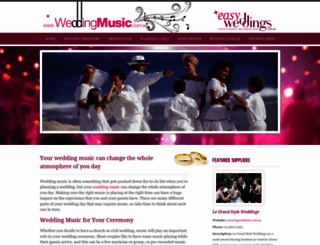 weddingmusic.com.au screenshot