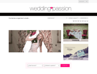 weddingpassion.es screenshot