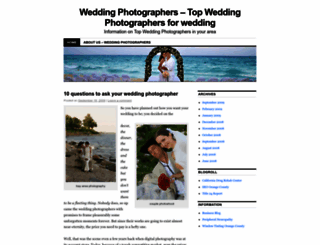 weddingphotographers1.wordpress.com screenshot