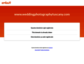 weddingphotographytuscany.com screenshot