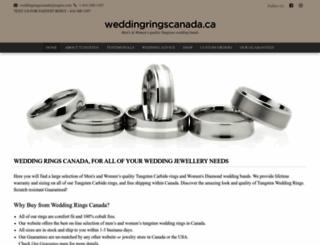 weddingringscanada.ca screenshot