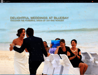 weddings.bluebayresorts.com screenshot