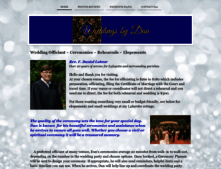 weddingsbydan.com screenshot