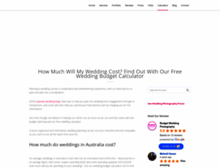 weddingsphotographercairns.com.au screenshot