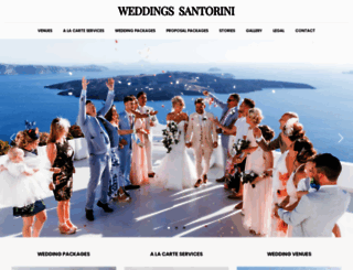 weddingssantorini.com screenshot
