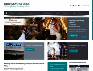 weddingvenueguide.co.za screenshot