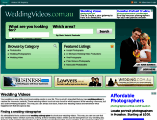 weddingvideos.com.au screenshot