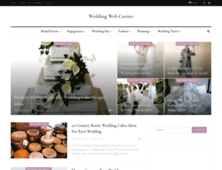 weddingwebcorner.com screenshot