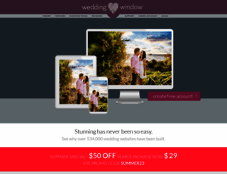 weddingwindow.com screenshot