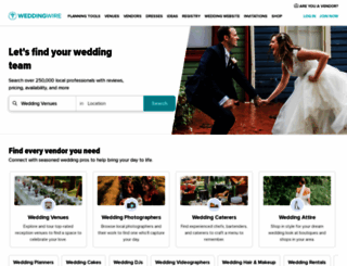 weddingwire.com screenshot