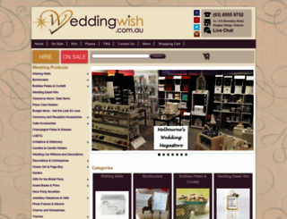 weddingwish.com.au screenshot