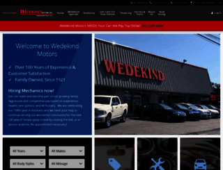 wedekindcars.com screenshot