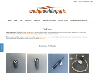 wedgewelderparts.com screenshot
