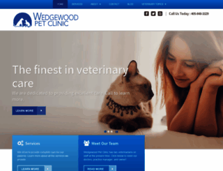 wedgewoodpetclinic.com screenshot