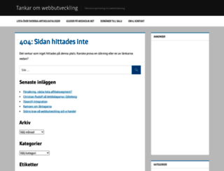 wedholm.net screenshot