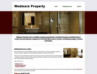 wedmoreproperty.com screenshot