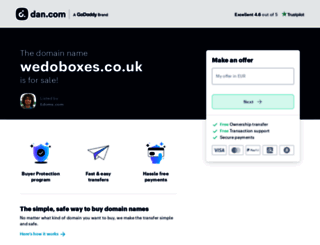 wedoboxes.co.uk screenshot