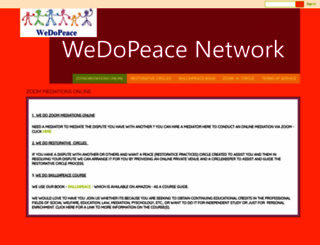 wedopeace.com screenshot