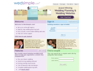 wedsimple.com screenshot