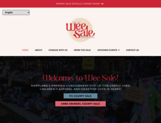 wee-sale.com screenshot