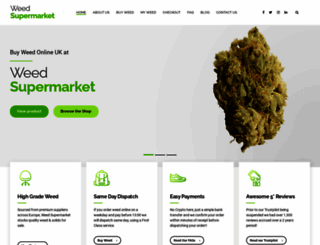 weed-supermarket.co.uk screenshot